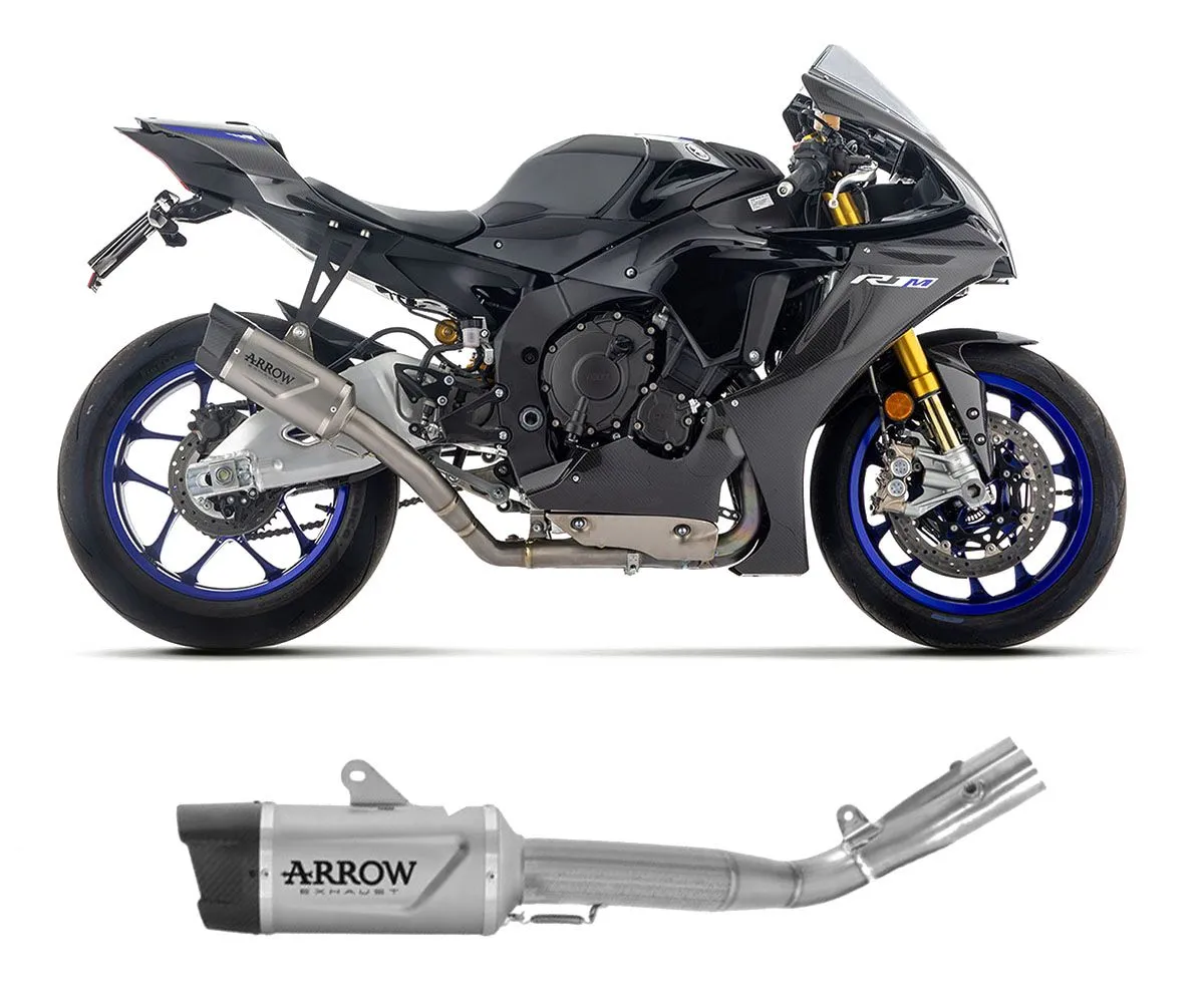 Scarico Semi-completo Racing Arrow Indy Race Evo Full Titanio + Raccordo In Titanio Per Yamaha Yzf R1 2025-71247HK-419611
