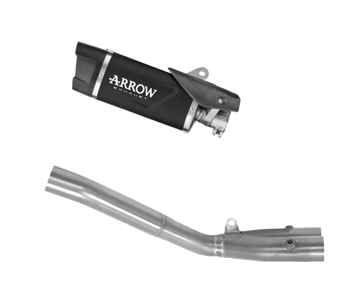 Scarico Semi-completo Arrow Indy Race Evo Alluminio Dark Per Yamaha Yzf R1 2025-71983AKN--71672MI-419608