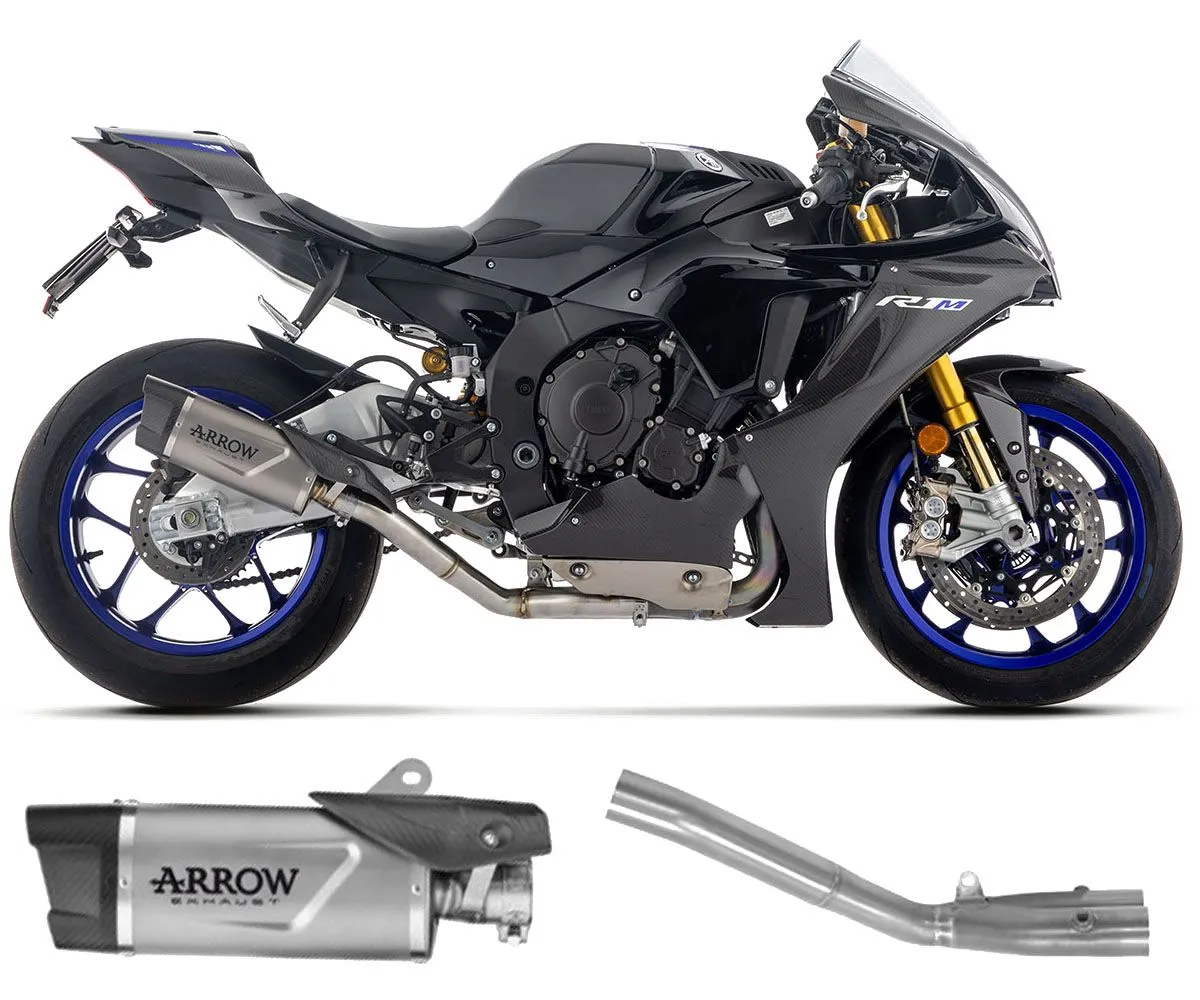 Scarico Semi-completo Arrow Indy Race Evo Titanio Per Yamaha Yzf R1 2025-71983PK--71672MI-419607