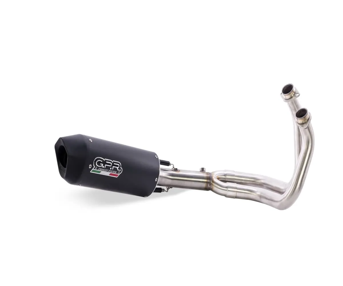 Scarico Completo Omologato Gpr Furore Nero Per Yamaha Tracer 7 2021 > 2024-E5.Y.227.2.CAT.FUNE-415634