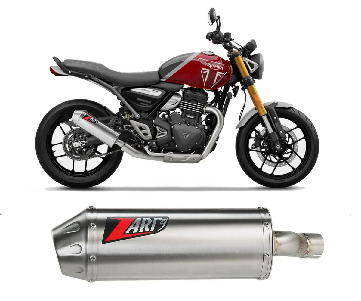 Terminale Di Scarico Zard Ztp105s10ssr Inox Triumph Speed 400 2024-ZTP105S10SSR-403414