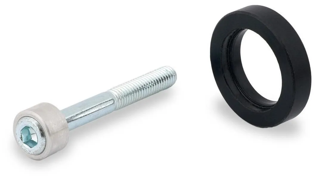 Adattatore per installare protezione leva freno e frizione con parti originali CNC Racing per Ducati Streetfighter V2 22-24