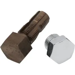 COLONY 7502-2 CHR DRAIN PLUG W/TAP