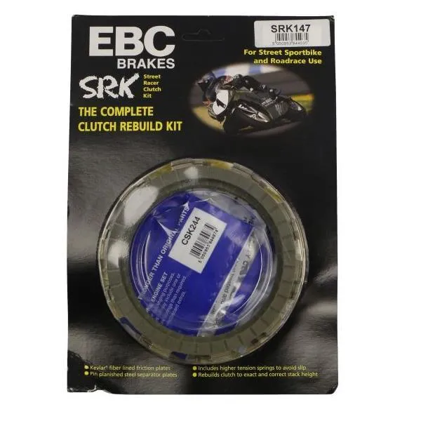 Kit Frizione completo EBC SRK Racing dischi guarniti + nudi + molle per Triumph Street Cup 900 ABS 17-18