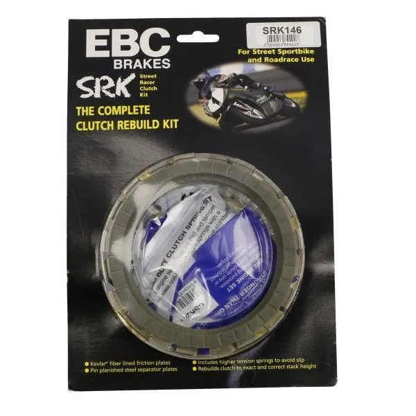 Kit Frizione completo EBC SRK Racing dischi guarniti + nudi + molle per Triumph Thruxton 1200 R ABS 16-17