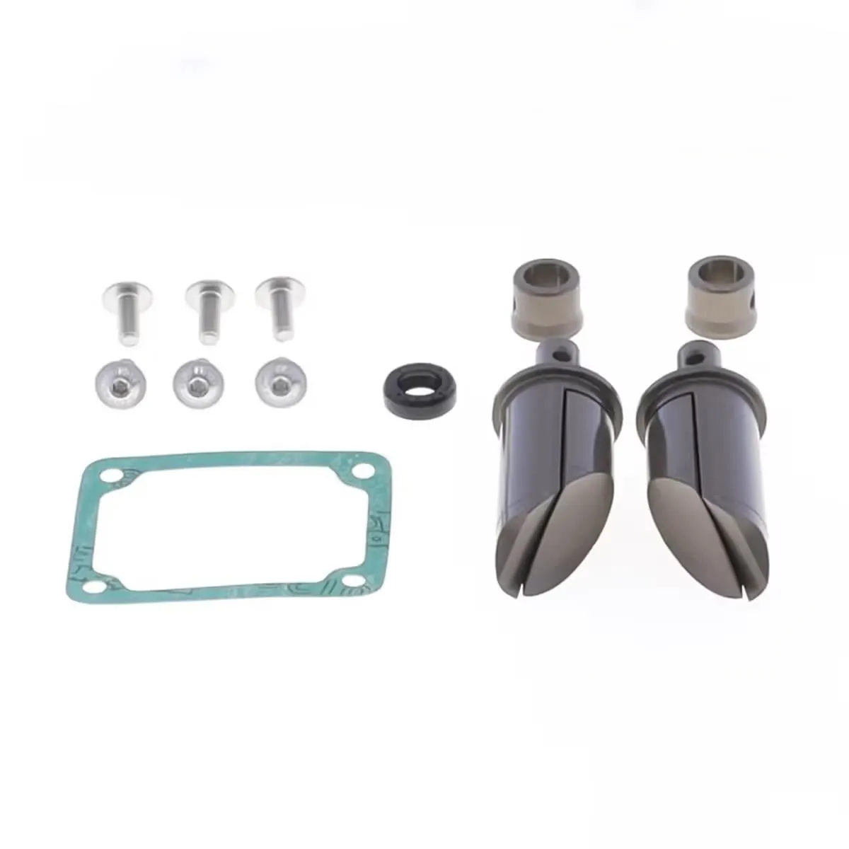2 valvole di scarico Athena KIT per un cilindro (1 destra e 1 sinistra) Aprilia RS 250 95-03 (VERSIONE VALVOLE in due pezzi)