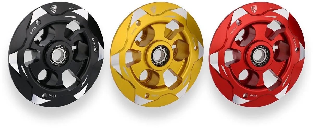 Piatto portamolle frizione a olio con cuscinetto CNC Racing per Ducati Streetfighter V4 S 20-25 BICOLOR