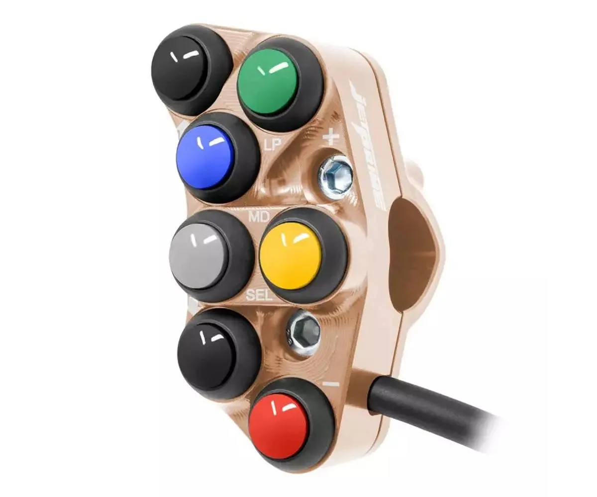 Pulsantiera Jetprime Sinistra Racing Per Ducati Panigale V4 /s 2018 > 2020-JP-PLSR-120-C-425175