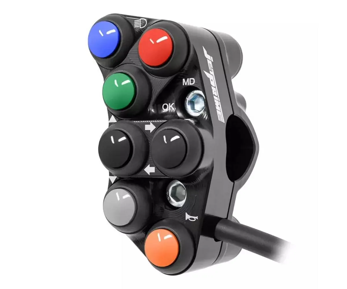 Pulsantiera Sinistra Stradale Jetprime Per Aprilia Rsv4 /rr /rf 2017 > 2018-JP-PLS-009-RF-425157