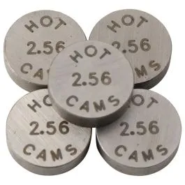 HOT CAMS 5PK890256 ENGINE VALVE SHIM REFILL 5 PACK SIZE 8.90 X 2.56