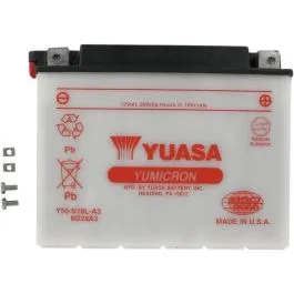 YUASA Y50-N18L-A3(DC) BATTERY CONVENTIONAL 12V 205 MM X 90 MM X 162 MM LEAD ACID REPLACEMENT CLEAR