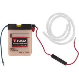 YUASA 6N2-2A(DC) BATTERY CONVENTIONAL 6V 70 MM X 47 MM X 96 MM LEAD ACID REPLACEMENT CLEAR