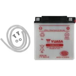 YUASA YB10L-B2(DC) BATTERY YUMICRON 12V 134 62 MM X 89 MM X 145 MM CONVENTIONAL LEAD ACID REPLACEMENT CLEAR