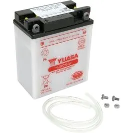 YUASA YB12A-B(DC) BATTERY YUMICRON 12V 134 62 MM X 78 74 MM X 160 02 MM CONVENTIONAL LEAD ACID REPLACEMENT CLEAR
