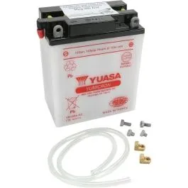 YUASA YB12AL-A2(DC) BATTERY YUMICRON 12V 134 62 MM X 78 74 MM X 160 02 MM CONVENTIONAL LEAD ACID REPLACEMENT CLEAR