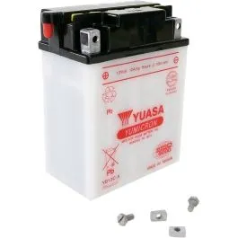 YUASA YB12C-A(DC) BATTERY YUMICRON 12V 134 62 MM X 78 74 MM X 172 72 MM CONVENTIONAL LEAD ACID REPLACEMENT CLEAR