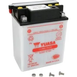 YUASA YB14A-A2(DC) BATTERY YUMICRON 12V 134 62 MM X 89 MM X 175 MM CONVENTIONAL LEAD ACID REPLACEMENT CLEAR