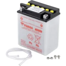YUASA YB14L-A2(DC) BATTERY YUMICRON 12V 134 62 MM X 89 MM X 165 MM CONVENTIONAL LEAD ACID REPLACEMENT CLEAR