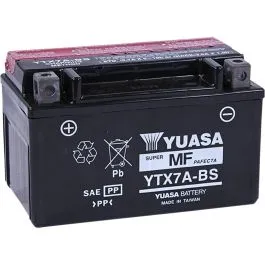 YUASA YTX7A-BS(CP) BATTERY YTX 12V 150 MM X 86 MM X 95 25 MM LEAD ACID MAINTENANCE FREE REPLACEMENT BLACK