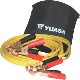 YUASA YUA00ACC07 JUMPER CABLES 20 32 CM PORTABLE BLACK/RED/YELLOW